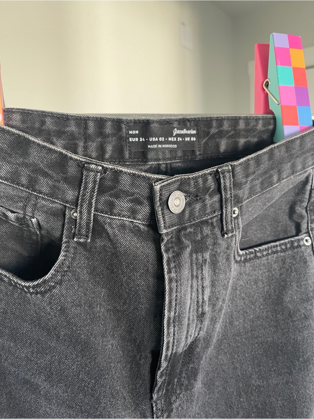 stradivarius Black Straight Men’s Jeans